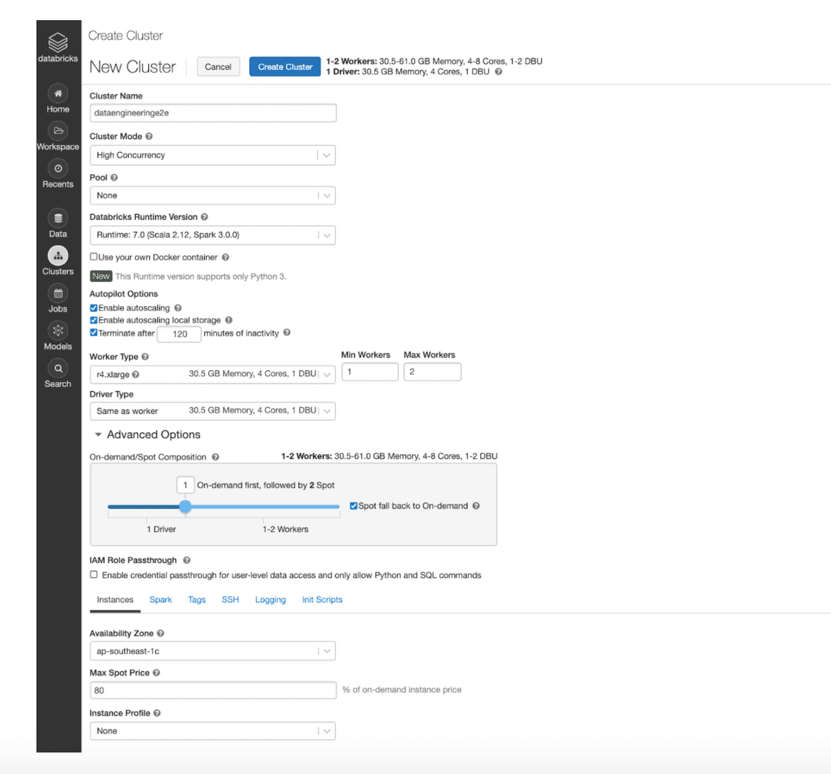 Create_Cluster